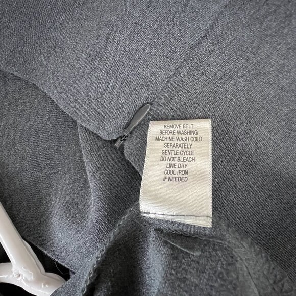 Emma & Michele Gray Sheath Dress with Peplum Waist – NWT – Size 12 - Picture 14 of 14